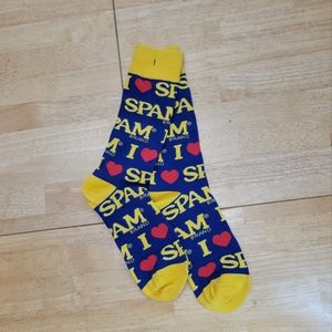I love Spam socks